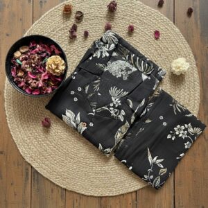 cotton black saree