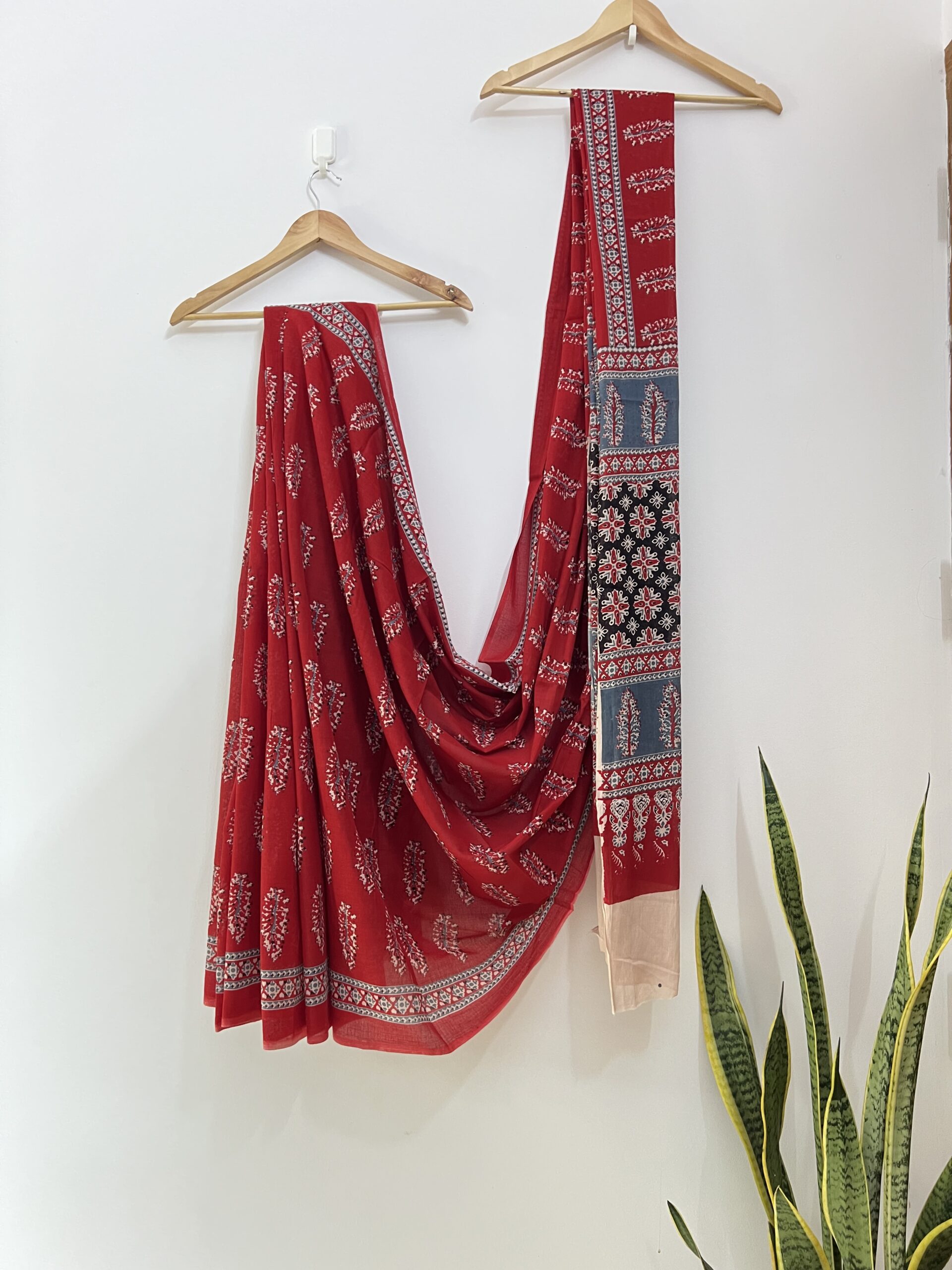 cotton black saree cotton red saree