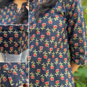Dark Blue Short kurta top