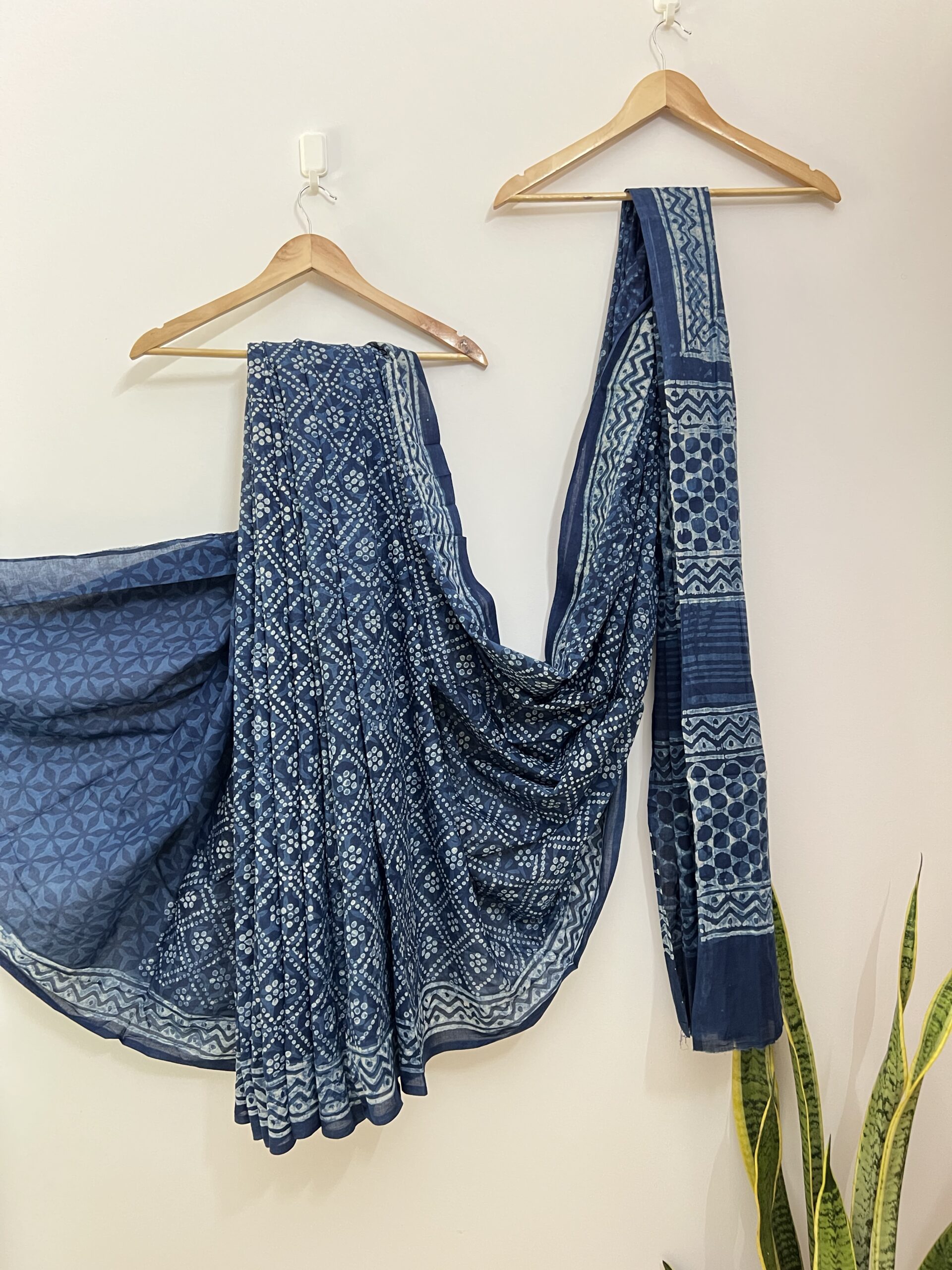 mitti ki kala indigo saree mitti ki kala indigo saree